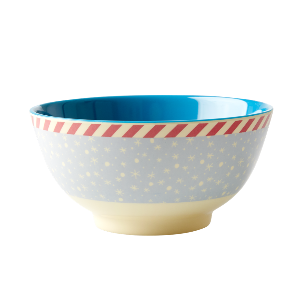 Snowflake Print Melamine Bowl By Rice DK